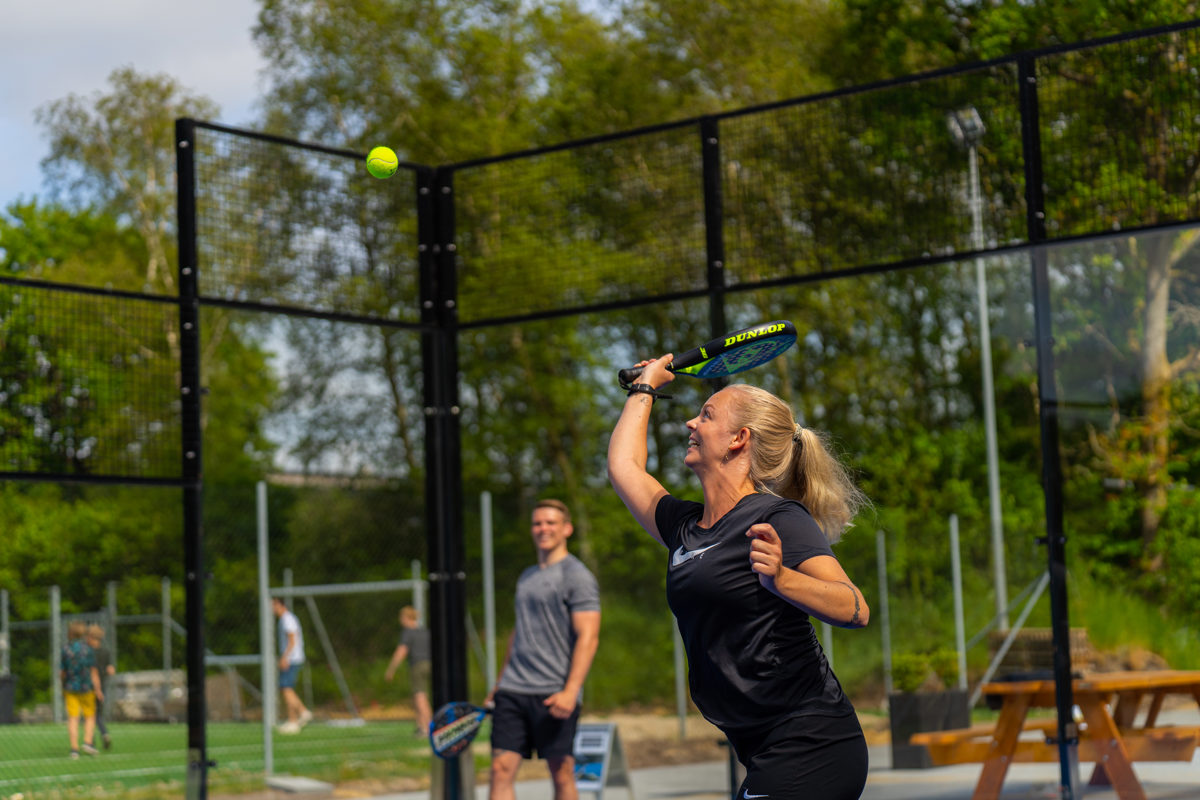Padelbanerne på Sportspark Blaavandshuk